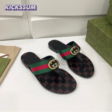 GUCCI WEB THONG SANDAL - GC215