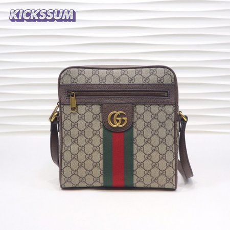 Gucci Ophidia GG Shoulder Bag Beige/Ebony