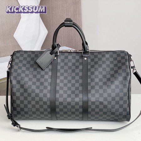 keepall bandouliere damier graphite 45 black/graphite