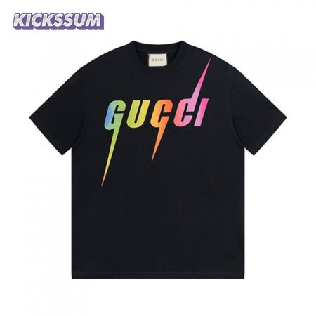 COTTON T-SHIRT WITH GUCCI BLADE PRINT