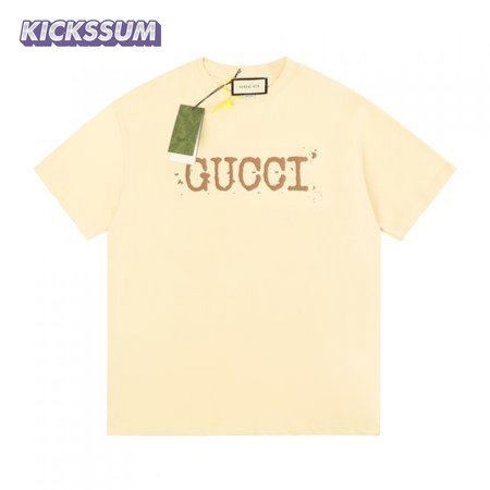 Gucci Autumn And Summer Foam Printing Limited New T-shirt