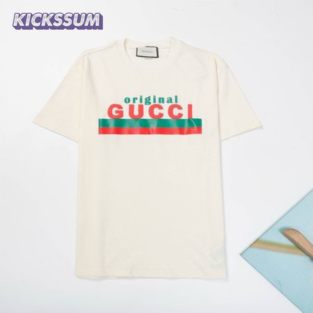 ORIGINAL GUCCI' PRINT OVERSIZE T-SHIRT Beige