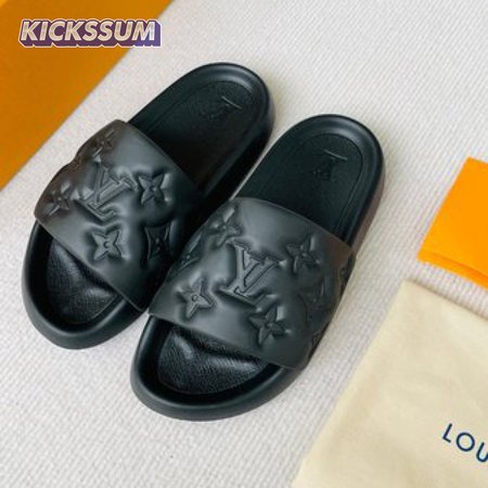 | monogram street style plain shower shoes logo shower sandals