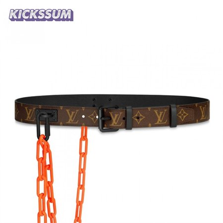 Signature Belt Monogram Chains 35MM Canvas - LBP009