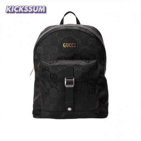Gucci Off The Gird Backpack Black GG Nylon - GBP002
