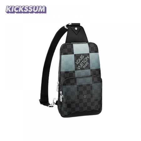 avenue sling bag white damier graphite giant lmb044