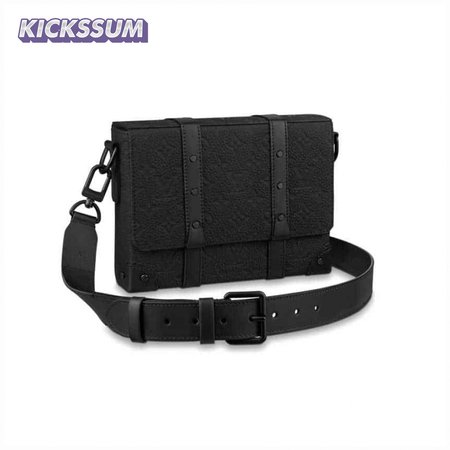 trunk messenger bag taurillon monogram leather m57726