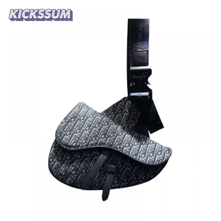 BLUE DIOR OBLIQUE KASURI JACQUARD