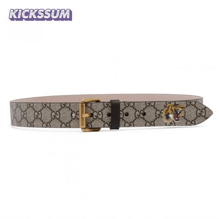 GUCCI TIGER PRINT GG SUPREME BELT - B40