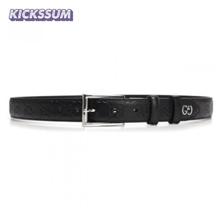 GUCCI SIGNATURE BELT WITH GG DETAIL - B35