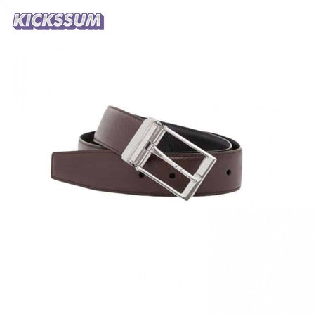 BURBERRY GRAINY REVERSIBLE LEATHER BELT - B30