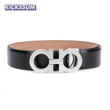 SALVATORE FERRAGAMO DOUBLE GANCIO BELT - B28