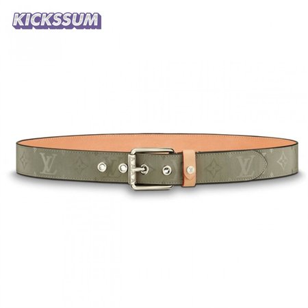 belt voyager monogram 35mm grey - b148
