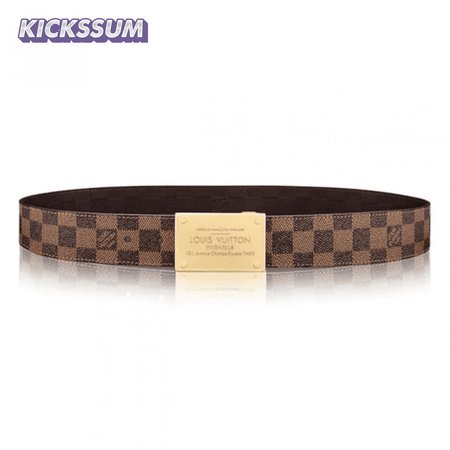 NEO INVENTEUR REVERSIBLE 40MM DAMIER EBENE CANVAS BELT - B133