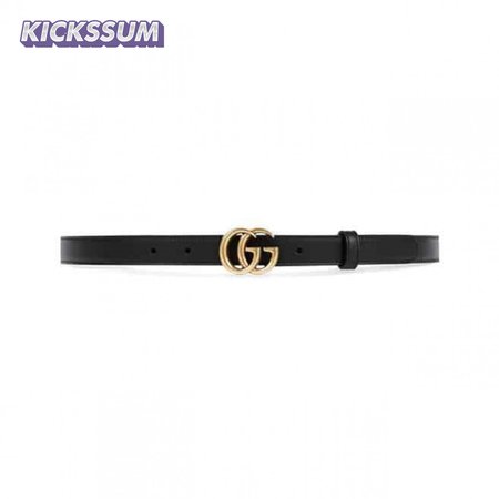 GUCCI BLACK GG MARMONT BELT 30MM - B30