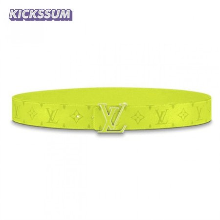 men's initiales 40mm reversible belt yellow - b128