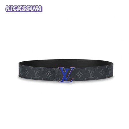 initiales 40mm reversible monogram canvas belt - b83
