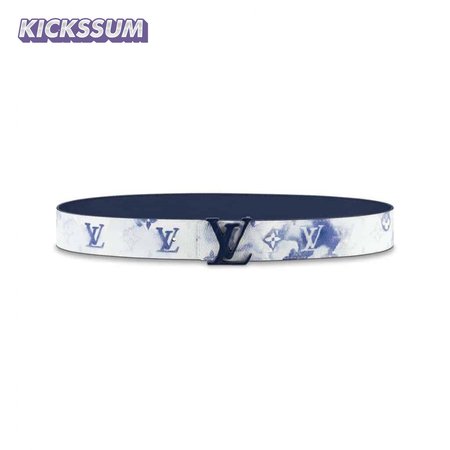 shape 40mm reversible belt watercolor blue - b80