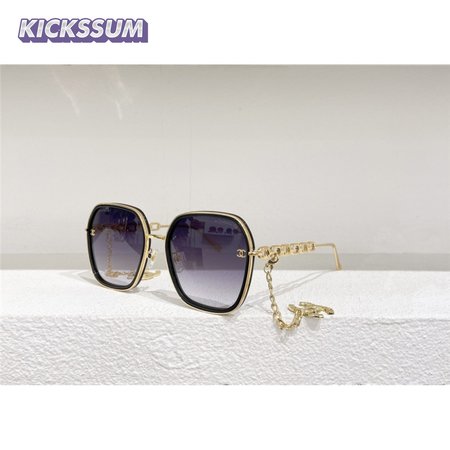 chanel chain square sunglasses
