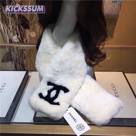 chanel mink fur scarf scarves