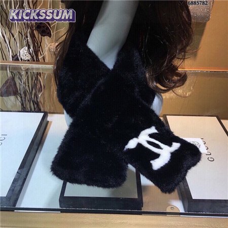 chanel mink fur scarf scarves