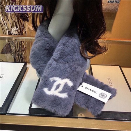 chanel mink fur scarf scarves