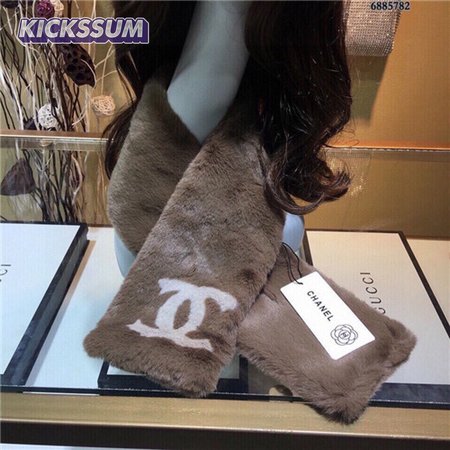 chanel mink fur scarf scarves