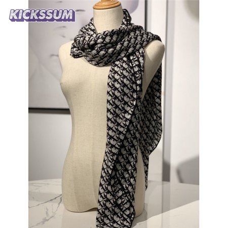 Dior cashmere shawl black