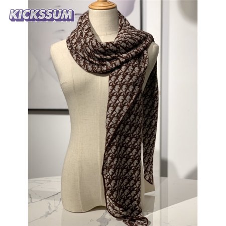 Dior cashmere shawl red wine