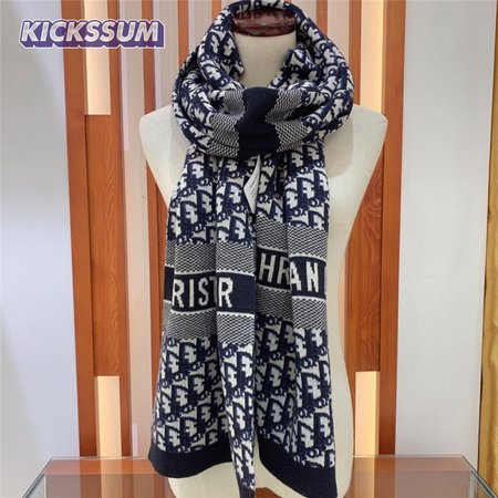 dior oblique print scarf