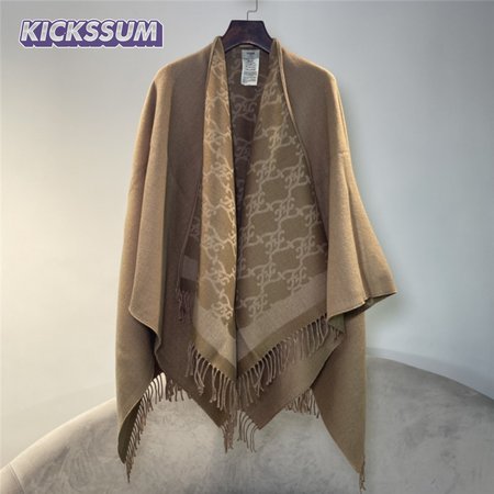 fendi cashmere hooded cloak