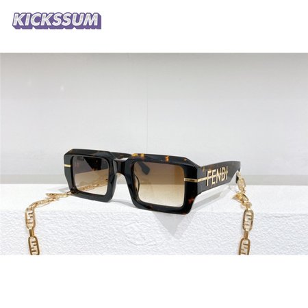 fendi classic luxury rectangular sunglasses