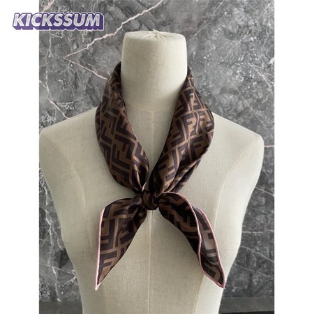 fendi silk square scarf