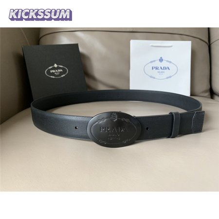 Prada saffiano 34mm leather belt