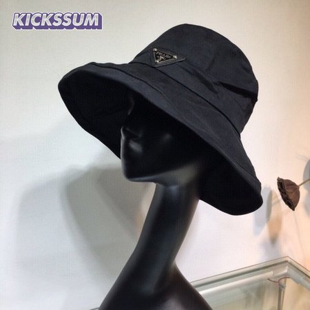 High Quality Prada Canvas foldable fisherman hat
