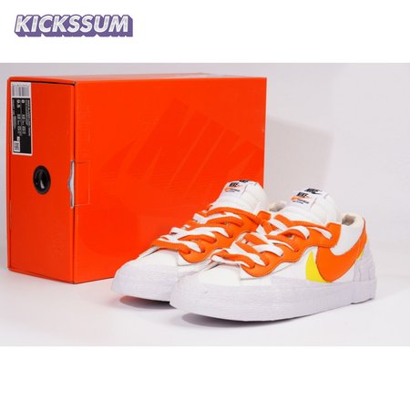 NK x Blazer Low "White Magma Orange" Unisex