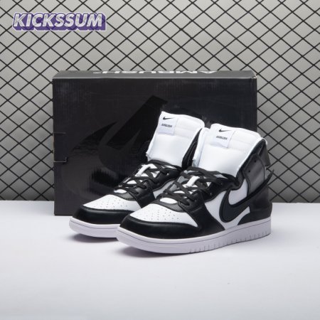 Nike Dunk High AMBUSH Black White Unisex