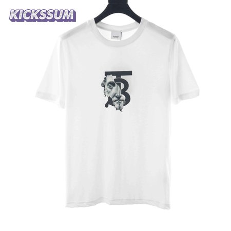 BALENCIAGA ANGEL PRINT CREW NECK T SHIRT