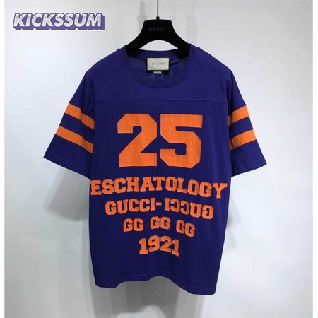 T-shirt with '25 Gucci Eschatology and Blind for Love 1921' print - GC44