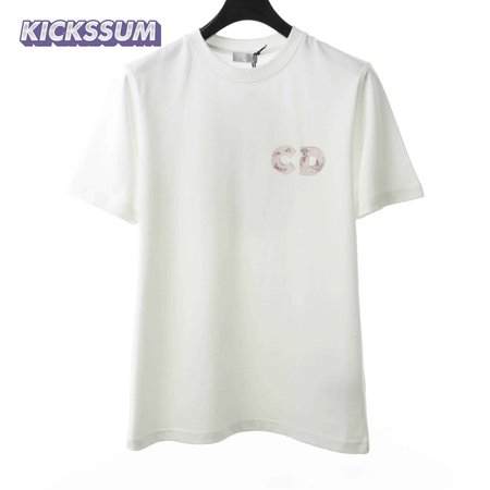 DIOR COUPLE BASKETBALL TIGHT-KNIT T-SHIRT
