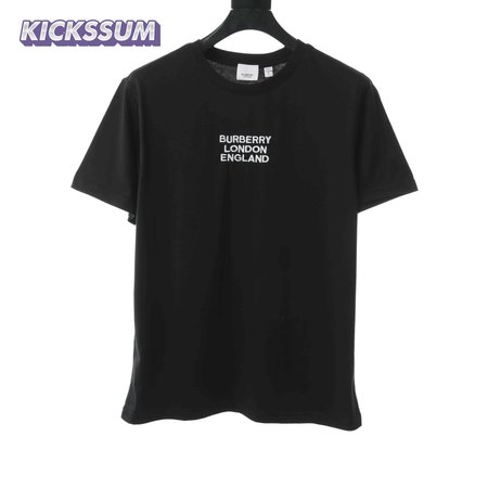 BURBERRY LONDON EMBROIDERED LOGO T SHIRT