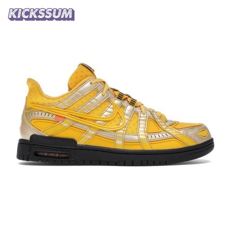 Off-White x Air Rubber Dunk 'University Gold' Men's