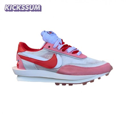 2019 Nike LVD Waffle Daybreak Swoosh Pink Gery White Red BV0073 500 Unisex