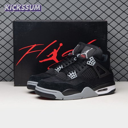 Air Jordan 4 Retro SE Black Canvas DH7138-006 Men's