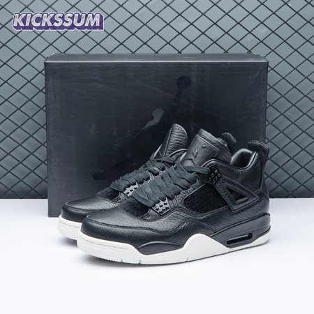 Jordan 4 Retro Pony Hair Black Men's
