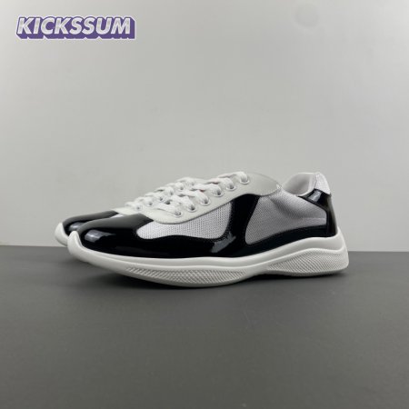 Prada America's Cup Black Silver Sneakers
