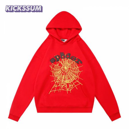 Sp5der Hoodies Red