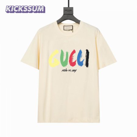 GUCCI LOGO T-Shirt Beige