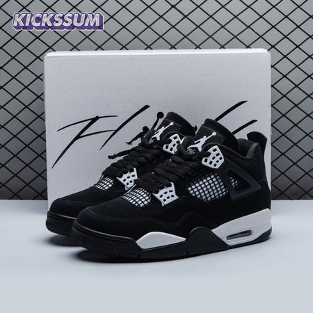 Air Jordan 4 Retro White Thunder FQ8138 001 Unisex
