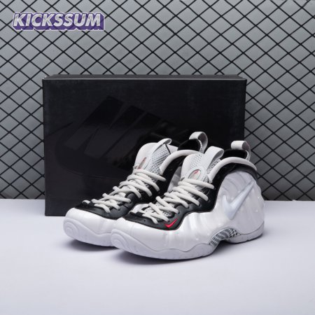 Nike Air Foamposite Pro White Black University Red 624041-103 Unisex